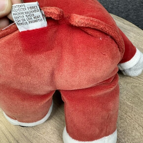 Babar Elephant Stuffed‎ Animal By Gund Plush Toy Red Suit 13" Polyester VTG 1988 - Picture 9 of 12